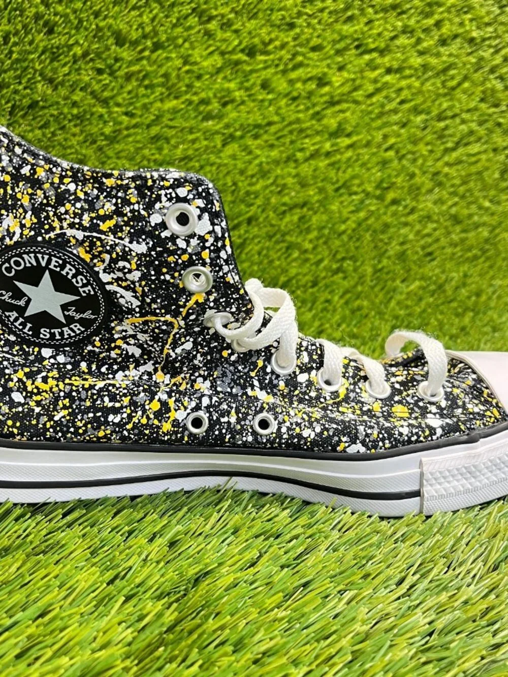 Converse Chuck Taylor All Star Hi Mens Size 10.5 Black Athletic Shoes Sneakers - Picture 4 of 10